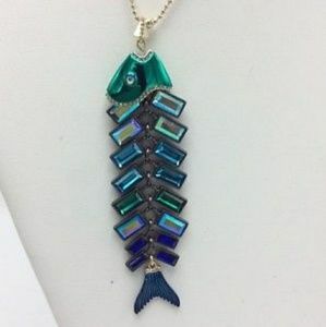 Betsy Johnson Glitter Reef Necklace